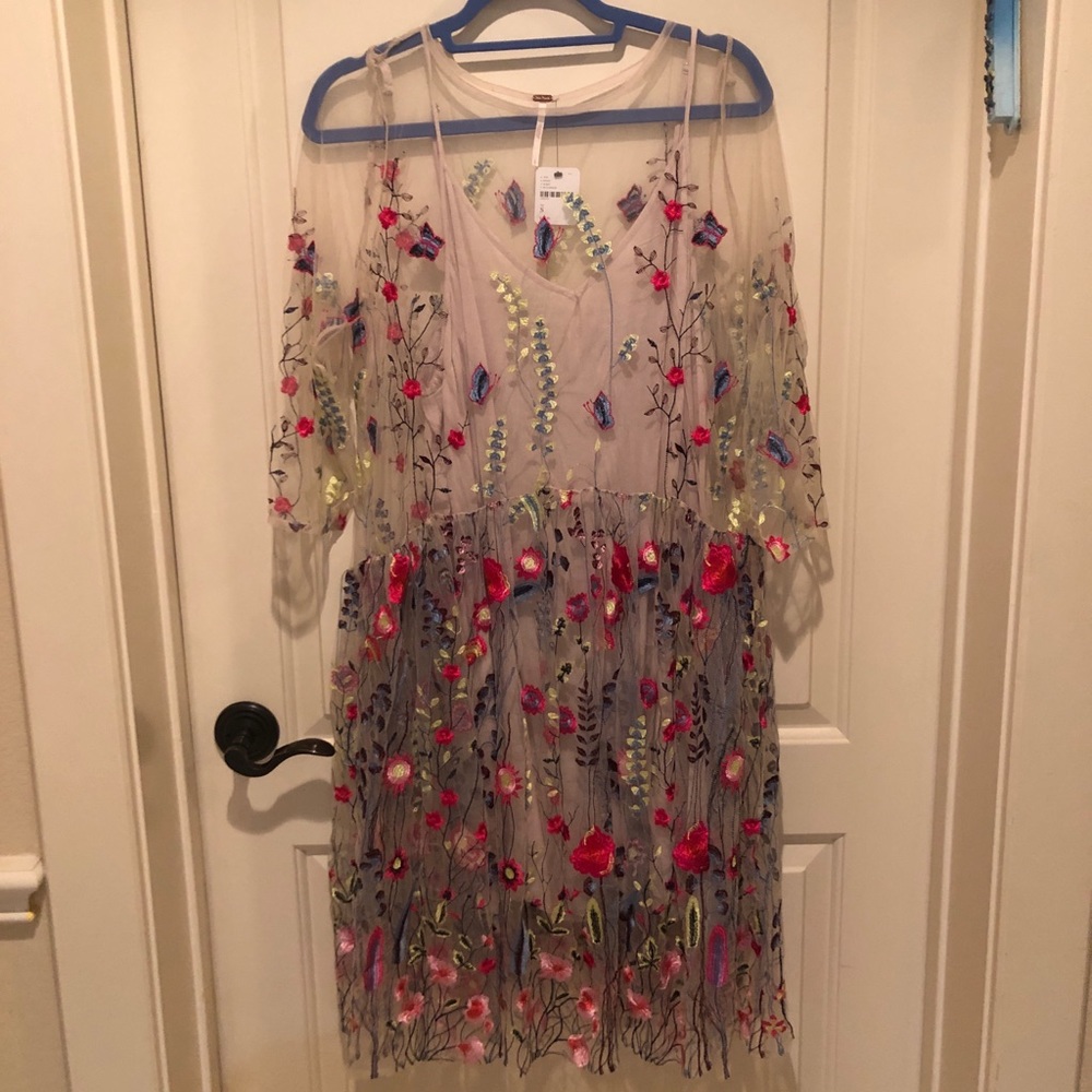 Free People Embroidered Dress